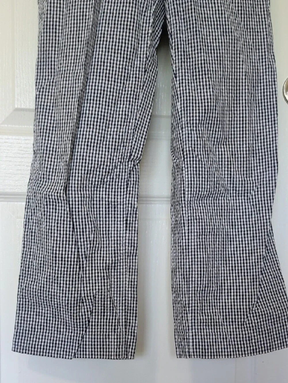 Ann Taylor Black and White Gingham Capris - Picture 2 of 10